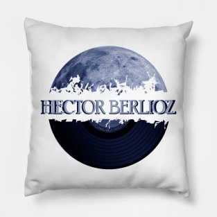 Hector Berlioz blue moon vinyl Pillow