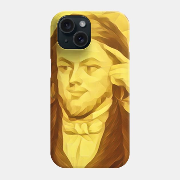 Rufus Wilmot Griswold Golden Portrait | Rufus Wilmot Griswold Artwork 9 Phone Case by JustLit