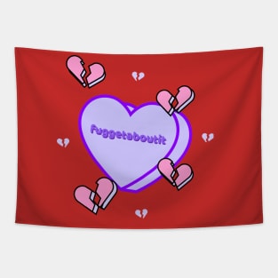 Fuggetaboutit Valentines Day Heart Tapestry