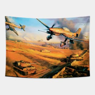 Tank Battle Tapestry