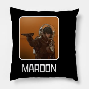 Maroon (Understated) Pillow