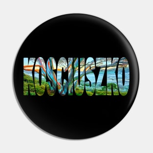 KOSCIUSZKO Snow Gum Pin