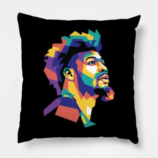 Marcus Smart wpap limit collor #4 Pillow