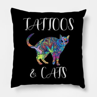 Tattoos Cats Pillow