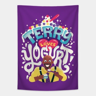 Terry Loves Yogurt Tapestry