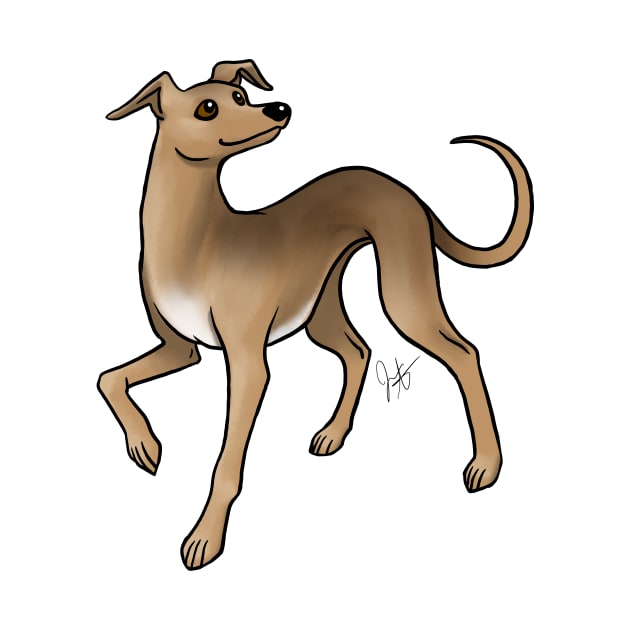 Dog - Italian Greyhound - Sable by Jen's Dogs Custom Gifts and Designs