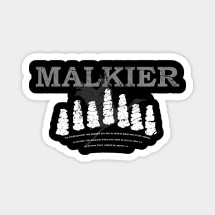 Malkier Distressed. Magnet