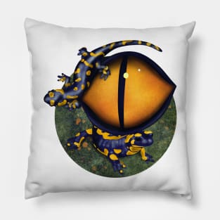 The eye of the salamander Pillow