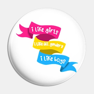 I like all genders Pin