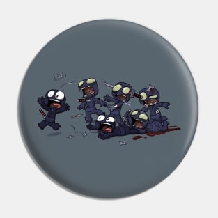 Zombie Ninjas Pin