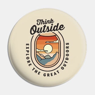 Think Outside Explore The Great Outdoors Pin