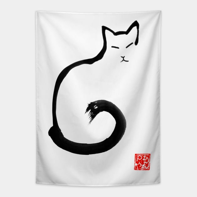 neko 01 Tapestry by pechane