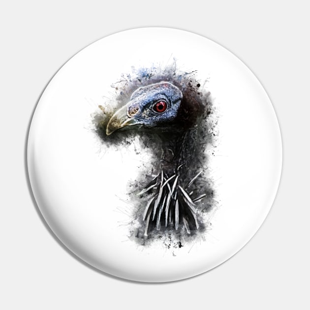 Vulturine Guinea Fowl Pin by ElviraDraat