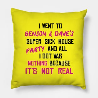 I Went to Benson & Dave's Super Sick House Party - Kipo and the Age of Wonderbeasts Pillow