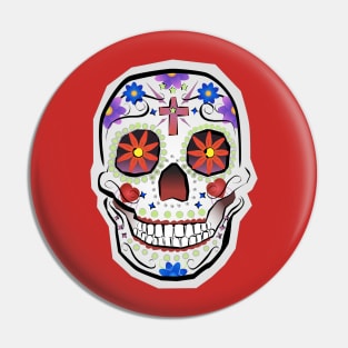 Sugar Skull Pin