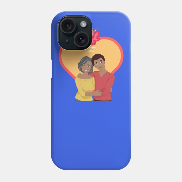 Adult Child an Mother, African American/Black Phone Case by Unique Online Mothers Day Gifts 2020