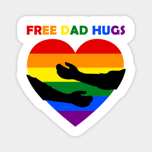 Free Dad Hugs Magnet