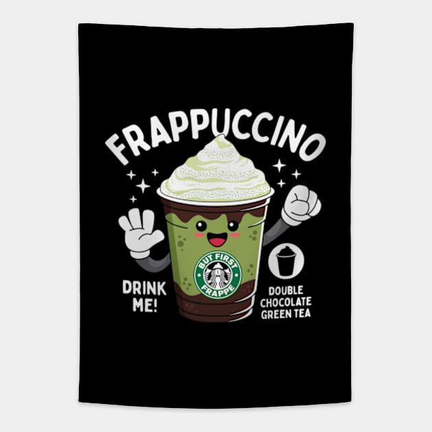 Double Chocolate Green Tea Blended Beverage for Coffee lovers Tapestry by spacedowl