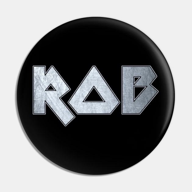 Heavy metal Rob Pin by KubikoBakhar