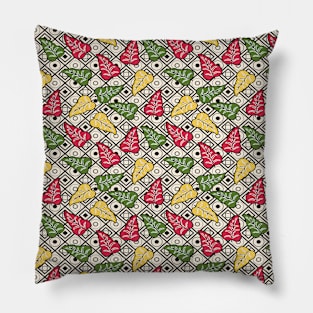 colored leaves Pillow