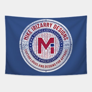 Mike Irizarry Designs Philadelphia Baseball Team Badge Variant Tapestry