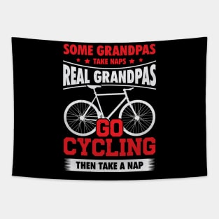 Bicycle Cycling Grandpa Cyclist Grandfather Gift Tapestry