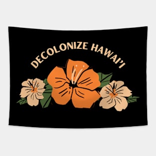 Decolonize Hawaii - All Power To The People Tapestry