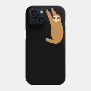 Sleepy Sloth Hanging On Phone Case