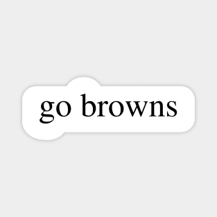 go browns Magnet