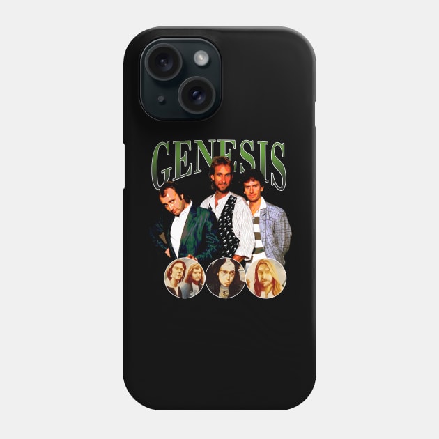 Nursery Cryme Chic Genesis Band Tees, Weave a Tale of Fashion Fantasy with Prog-Rock Phone Case by Chibi Monster