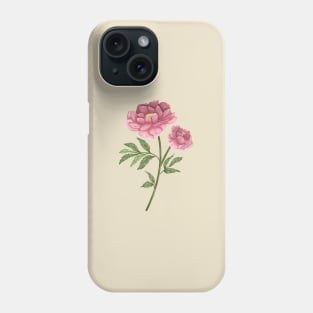 Pink Peony 2 Botanical Phone Case