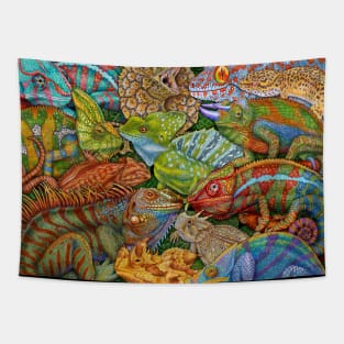 Lizards Tapestry