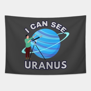 I CAN SEE URANUS Tapestry