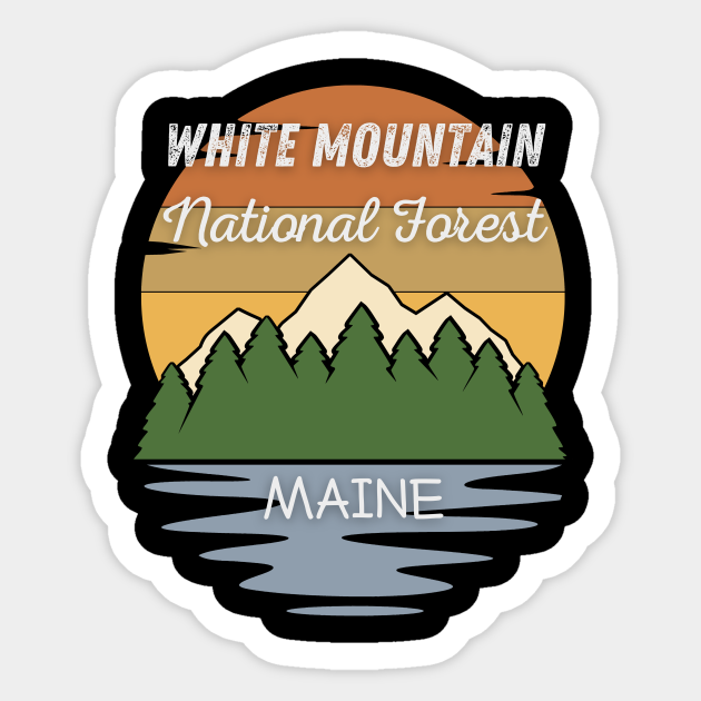 White Mountain National Forest Maine - National Forest - Sticker