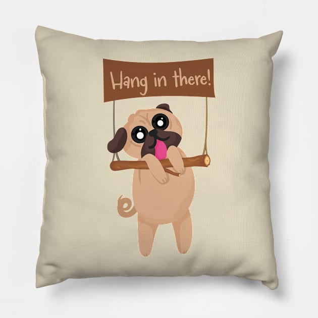 Hang-in-there Pillow by Swot Tren