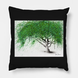 Green Breeze Tree Pillow