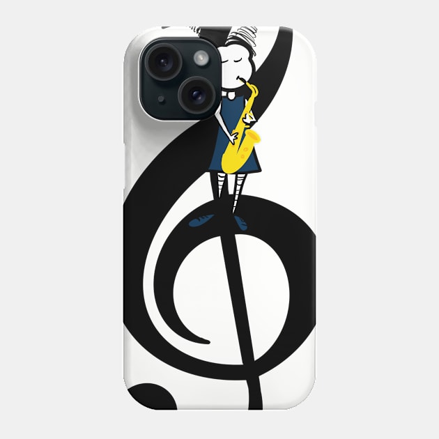 Saxo life Phone Case by Guastevi