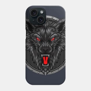 Angry wolf Phone Case