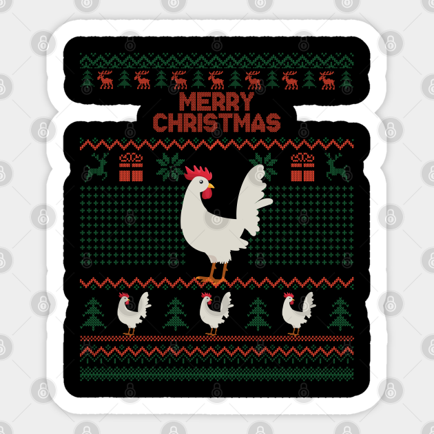 chicken ugly sweater