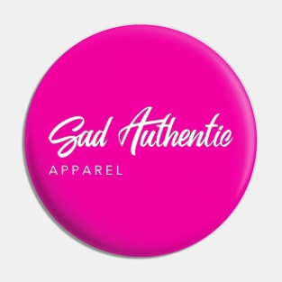 Sad Authentic Apparel Sticker - Pink Pin