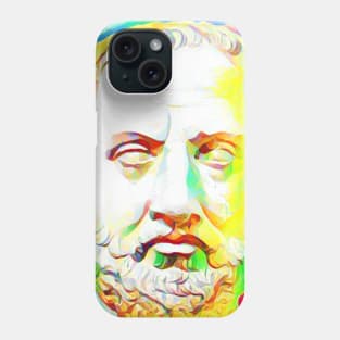 Thucydides Colourful Portrait | Thucydides Artwork 11 Phone Case