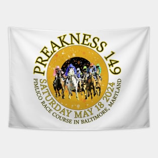 149th Preakness Stakes 2024 design Tapestry