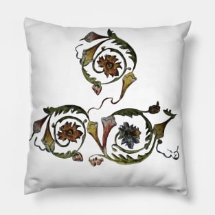 Floral Artwork Pillow