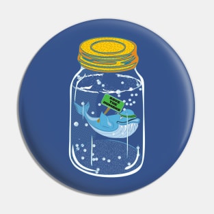 Save The Humans Pin