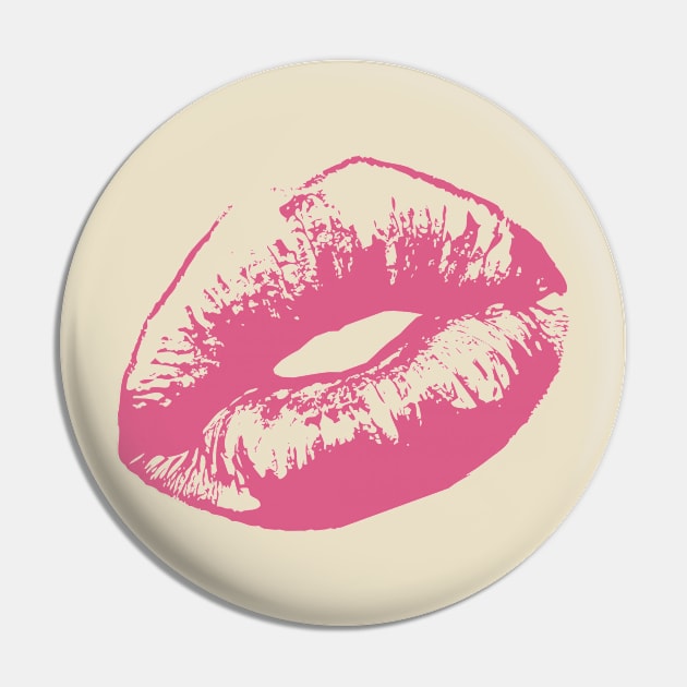 Kiss Lips Pin by PlanetJoe