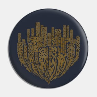 Skyscrapers earth Pin