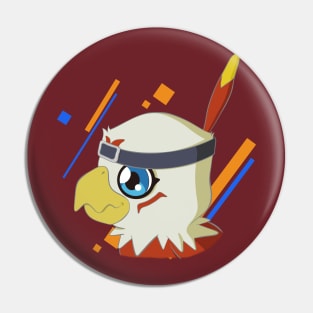 Hawkmon Pin