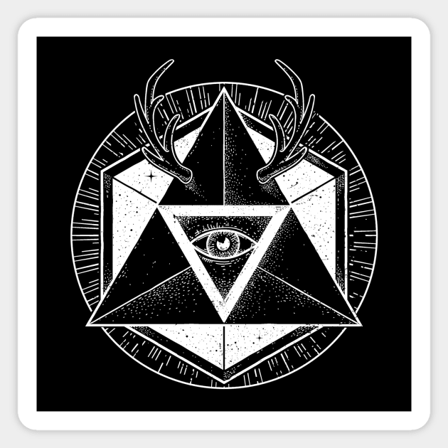 All seeing eye. - All Seeing Eye - Sticker