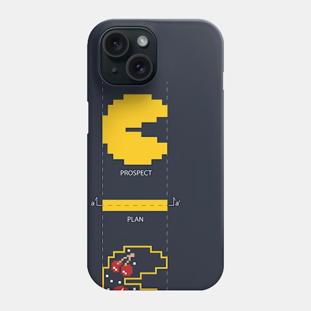 TECHNICAL PAC-MAN Phone Case by saretta