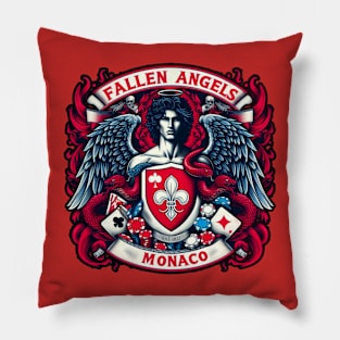 Fallen Angels X Monaco coat of arms Pillow